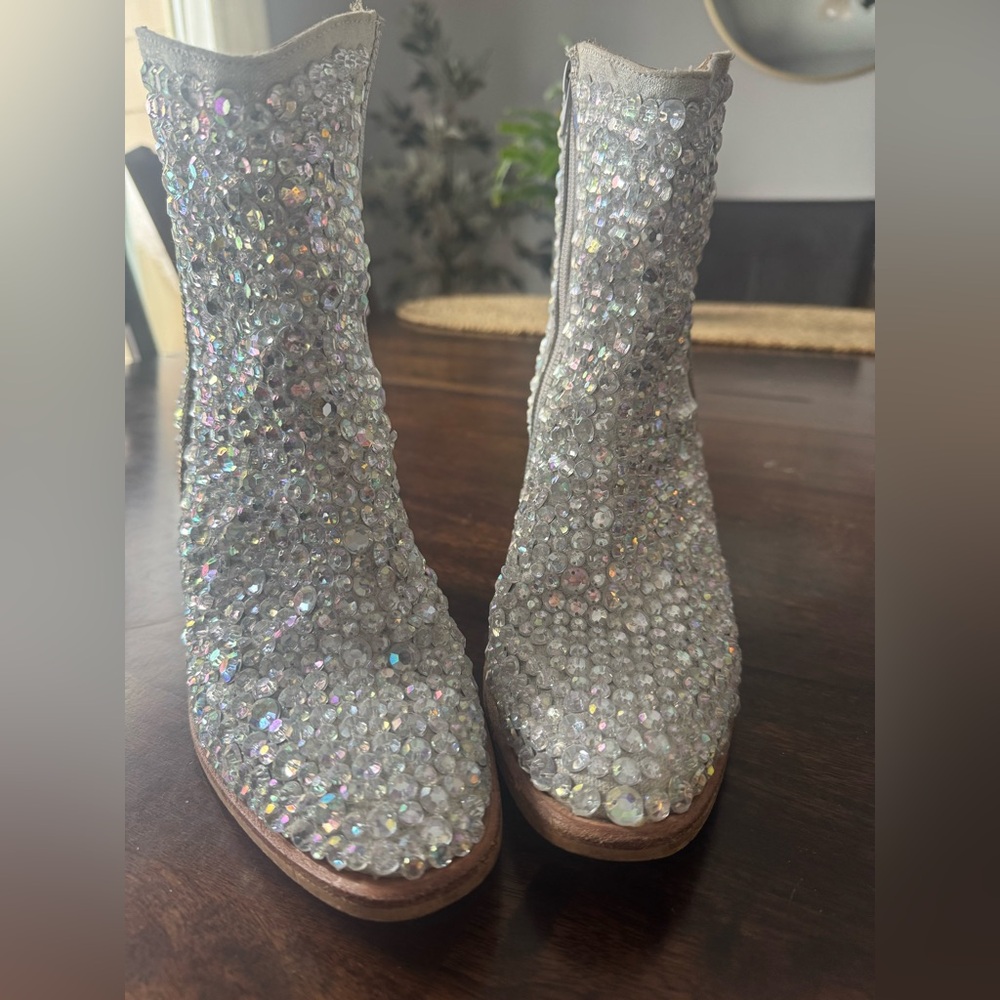 Free People Barclay Backstage Rhinestone Boots - Picture 6 of 8